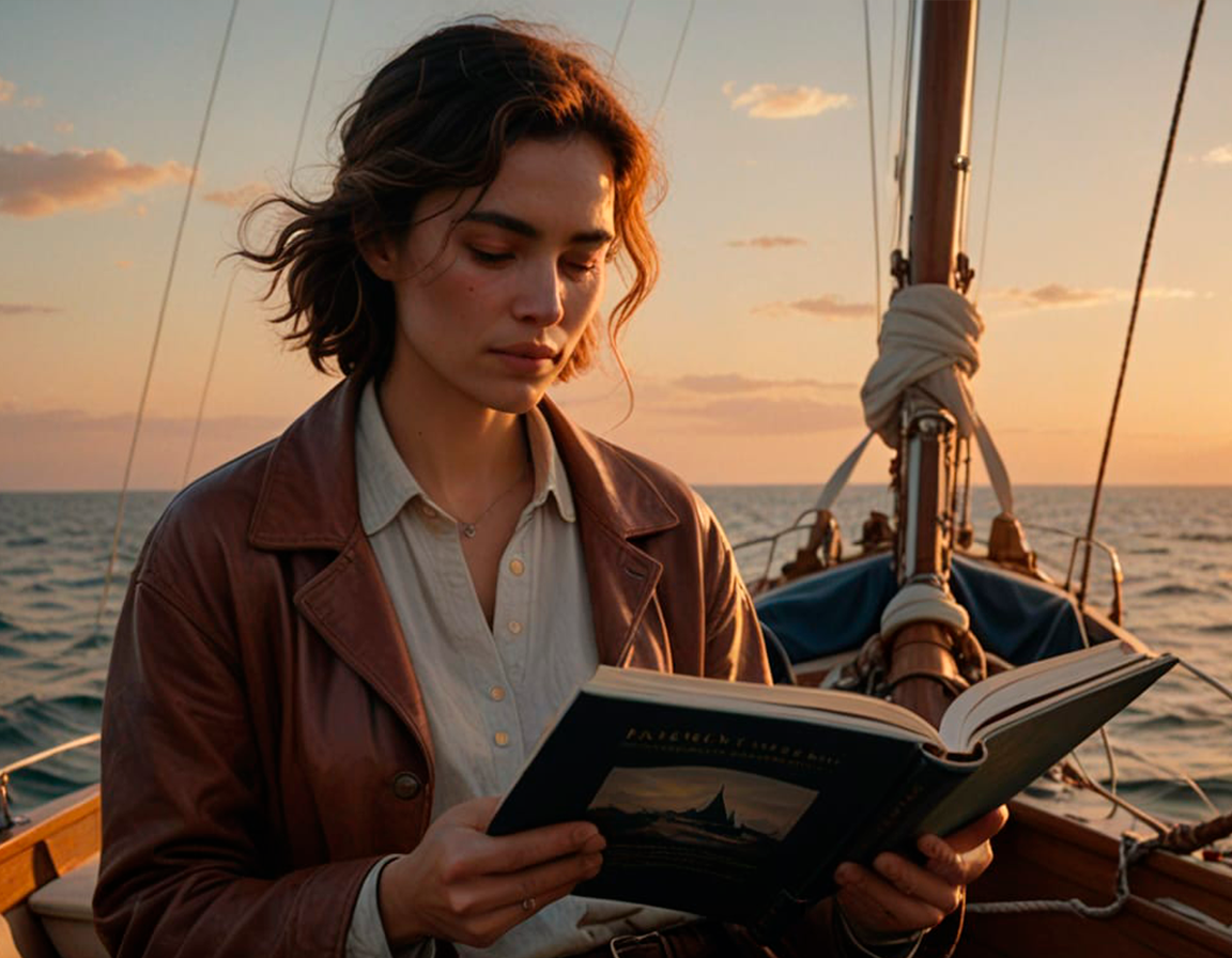 Recitación de poesía a bordo